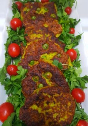 عکسی از دستور کوکو سیب زمینی
