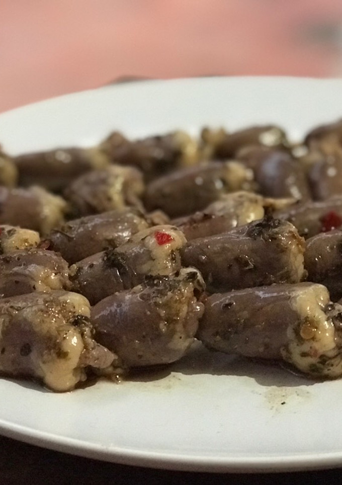 Una foto de Corazoncitos de pollo a la parrilla