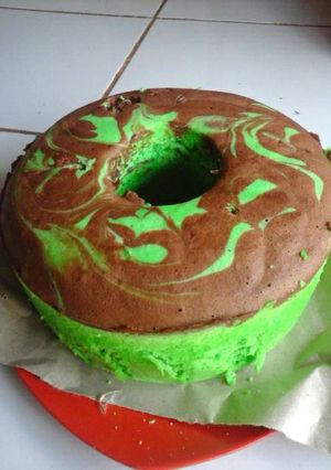 Foto resep Marmer Pandan Cake