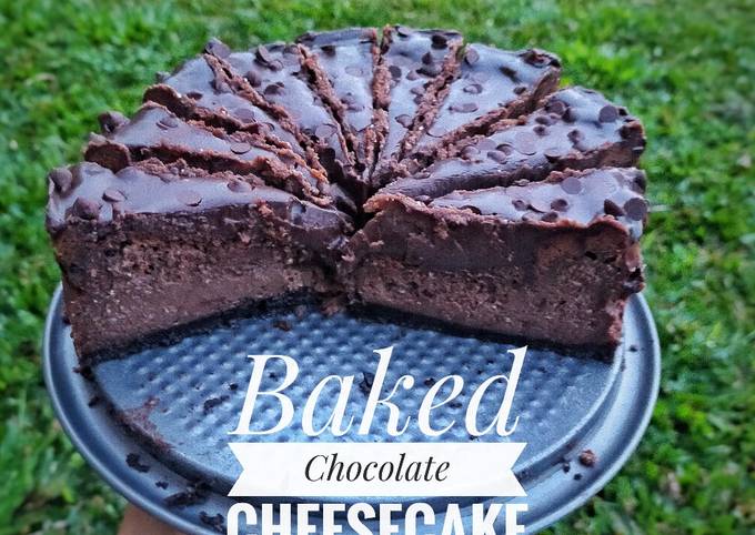 Baked Chocolate Cheesecake
