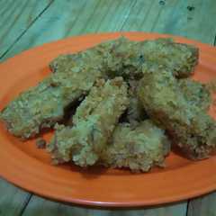 A picture of Nugget ayam wortel homemade.