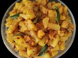 Watermelon rind subji
