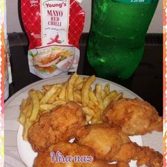 A picture of Chicken Broast With French Fries.