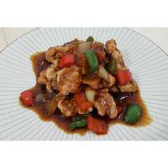 A picture of Ayam Goreng Saus Lada Hitam.