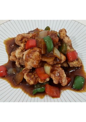Foto resep Ayam Goreng Saus Lada Hitam