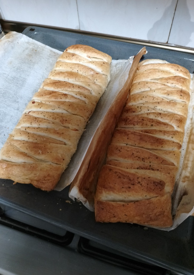 Una foto de Hojaldre de Atún y pimientos