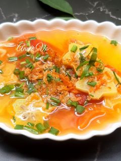 Hình của món Canh khế nấu cà chua.