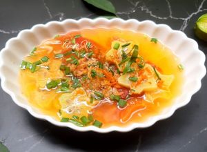 Hình của món Canh khế nấu cà chua.