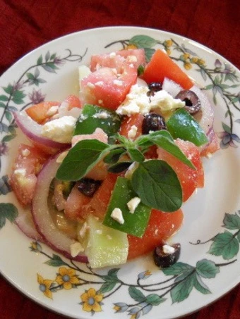 Recipe Salad Tomat Yunani which Delicious