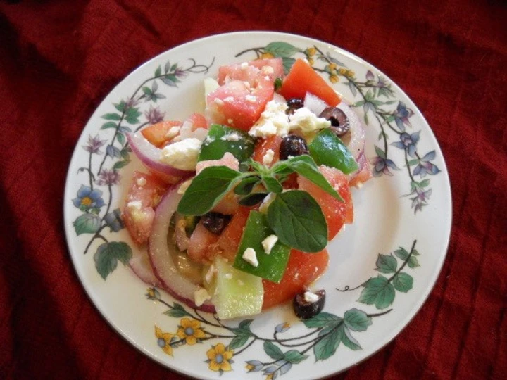 Recipe Salad Tomat Yunani which Delicious