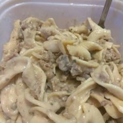A picture of Hamburger stroganoff.