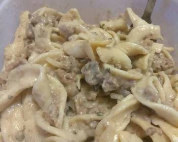 Update, Serving Recipe Hamburger stroganoff Delicious Perfect