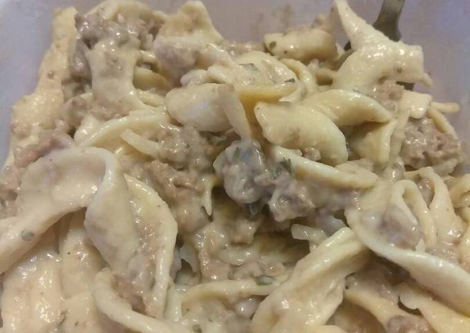 Steps to Make Super Quick Homemade Hamburger stroganoff