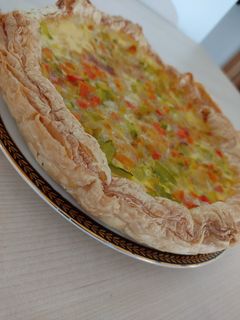 Una foto de Quiche de verduras