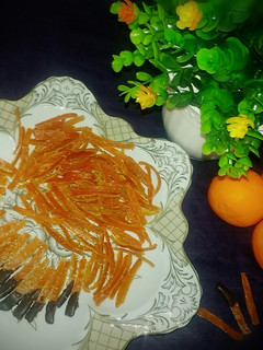 عکسی از دستور خلال پرتقال شکری