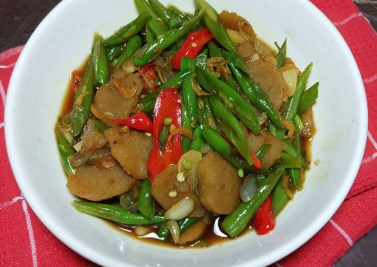 Tumis Buncis Bakso Rebon