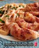 Camarones envueltos con tocino (momias)🌺
