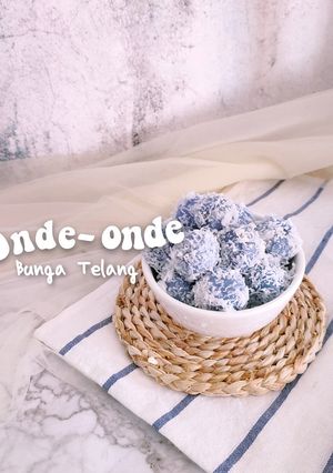 Gambar Onde-onde bunga telang