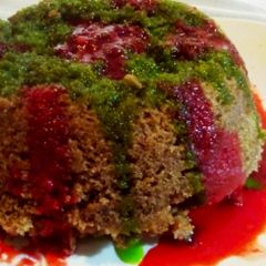 A picture of Microwave sponge cake.