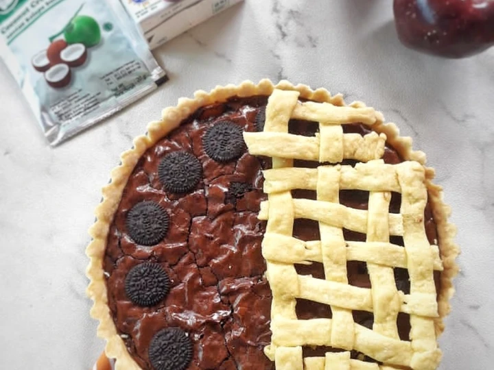 Langkah Mudah untuk Membuat Resep Apple Pie Brownies Panggang Putih Telur yang Bikin Ngiler Anti Ribet, Mantap Sekali