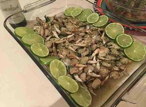 Una foto de Muelitas de cangrejo al ajillo (a mi manera)