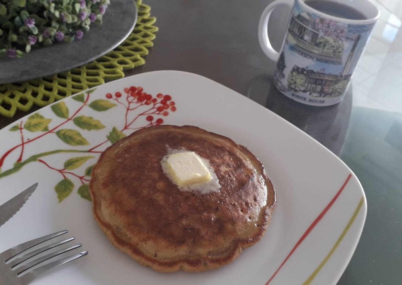 Hot cake con nueces y almendras