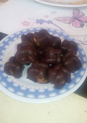 Una foto de Chocolate con dulce de leche