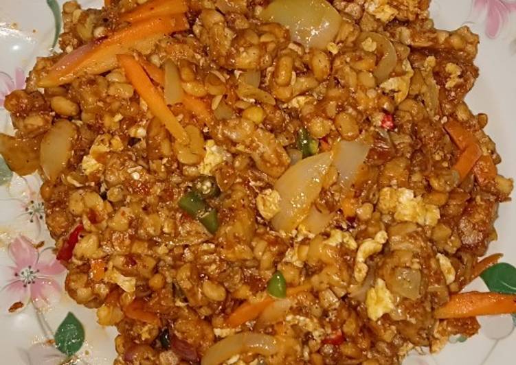 Resep Tempe orak arik Anti Gagal