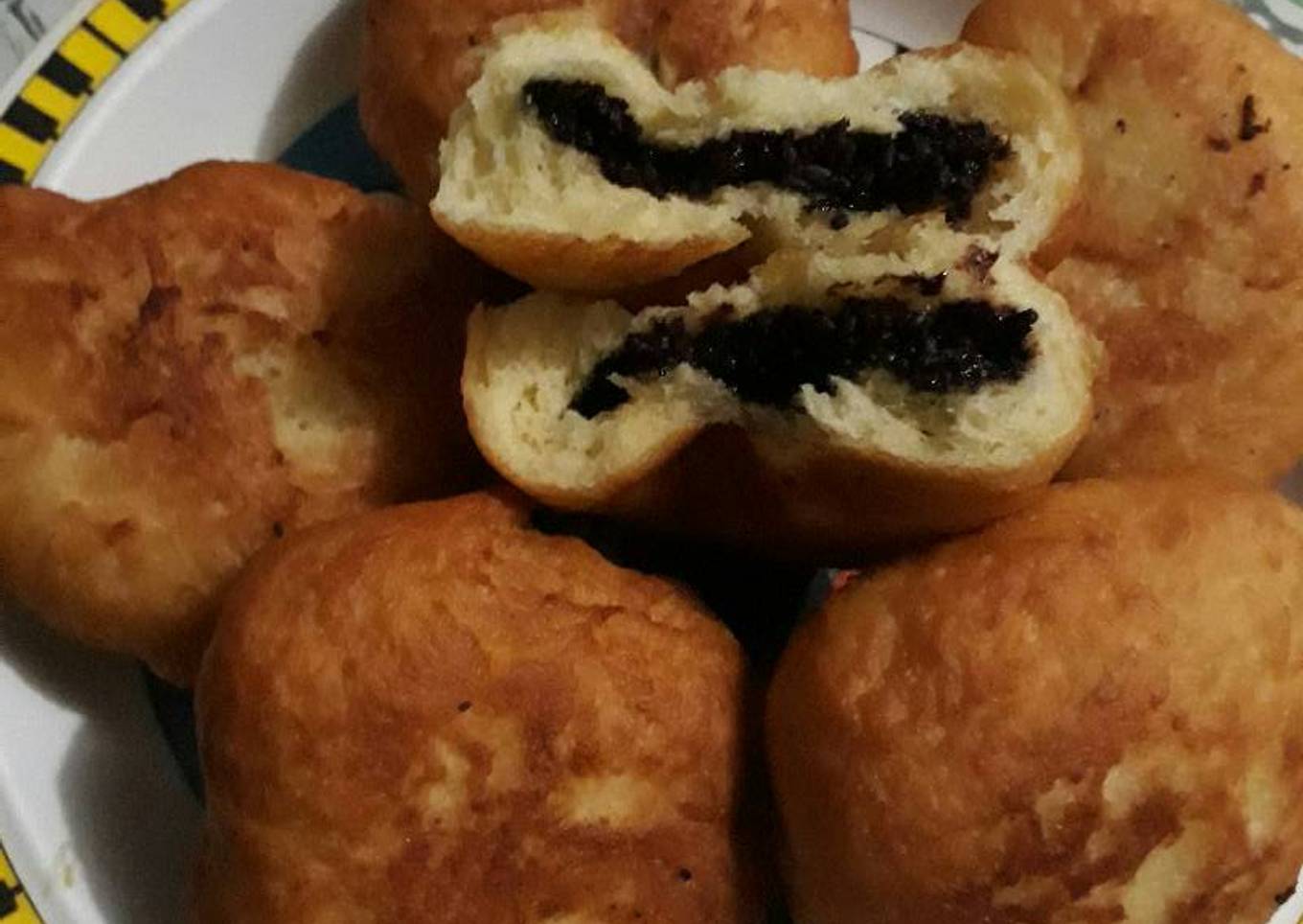 Donut kentang isi meses meleleh😚