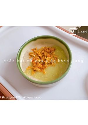 Hình của món Cháo 🦀 cua biển 🍠 khoai lang.