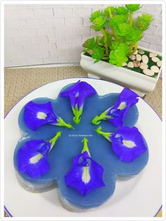 Foto resep Kue Lapis Bunga Telang