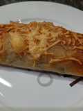 Filo de verduras y gambas