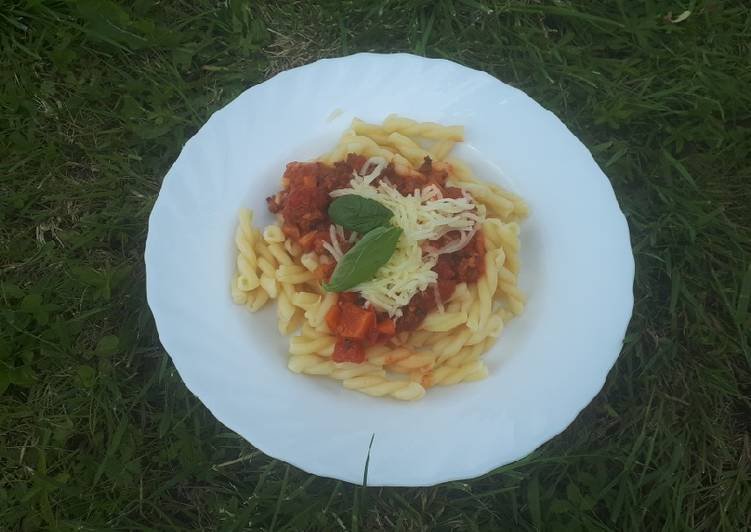 Vegane Pasta alla Bolognese