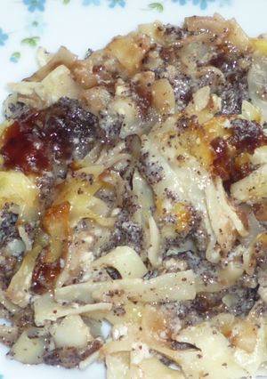 Mákos-lekváros rakott tészta Air Fryerben recept fotója