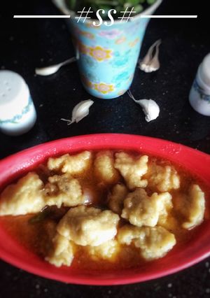 A picture of Garlic chicken                     .