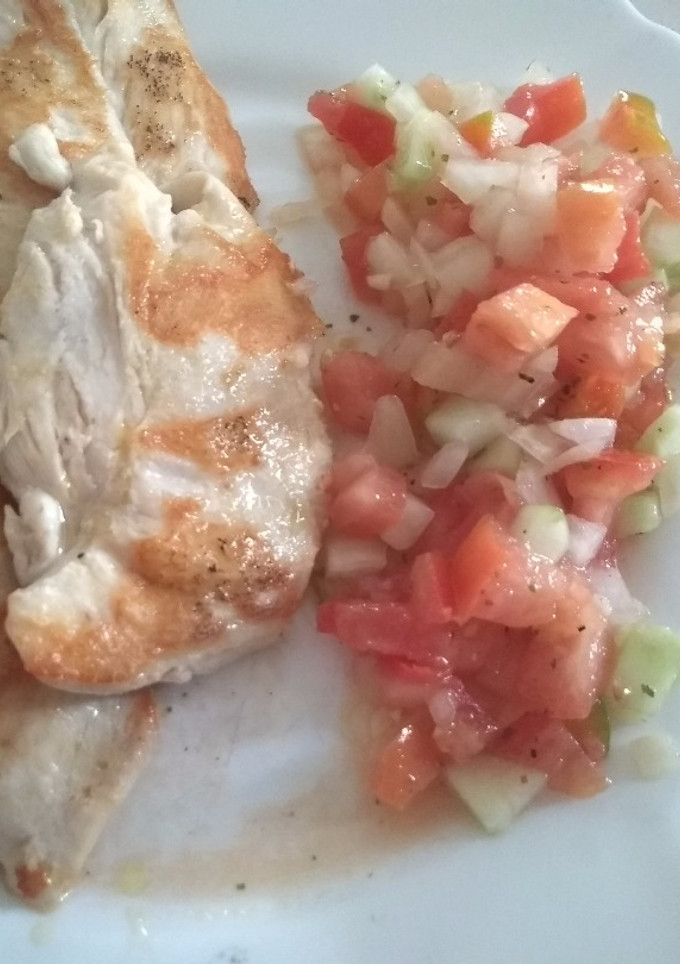 Una foto de Pico de gallo a mi manera