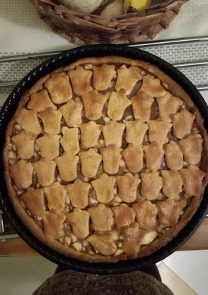 Teljes kiőrlésű almás pite recept fotója