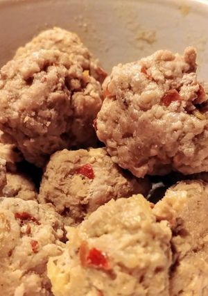 A picture of G's Oriental Meatballs.