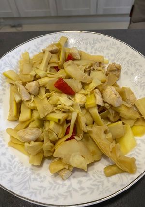 竹筍炒雞丁 （辣） 的食譜成品照片