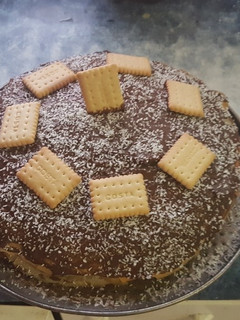 Una foto de Torta de panqueques chocolate
