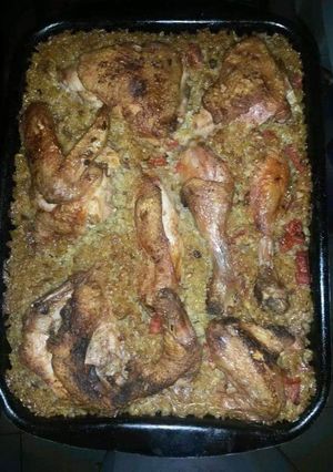 صورة لوصفة صينيه فراخ بالفريك والطعم خيال 😍😍😋