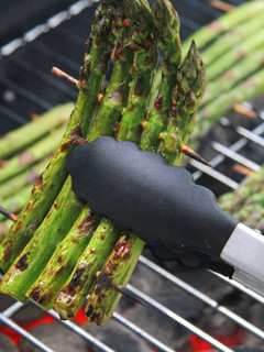 Grillezett zöld spárga recept fotója