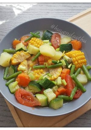 Hình của món Canh rau thập cẩm.