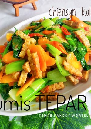 Foto resep Tumis TEPAR...TEmpe PAkcoy woRtel
