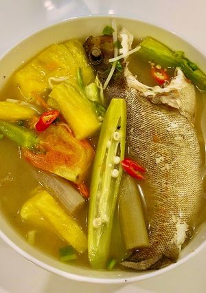 Hình của món Canh chua cá mú.