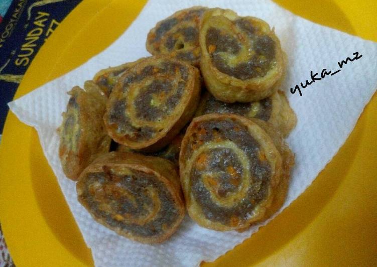 Rolade Sapi Wortel Gulung Telur