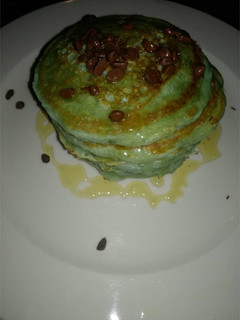 A picture of Vegan Mermaid Pancakes.