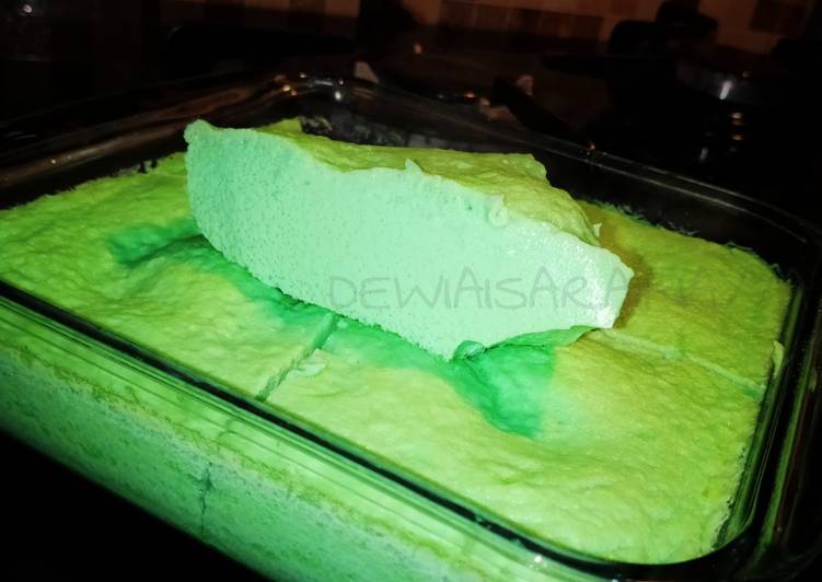 Cara Gampang Membuat Bingka Pandan DEBM Anti Gagal