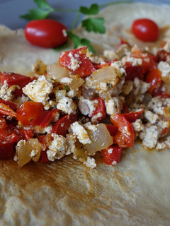 Una foto de Burritos con tofu