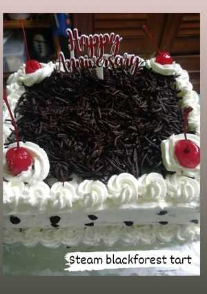 Foto resep Kue tart - blackforest kukus